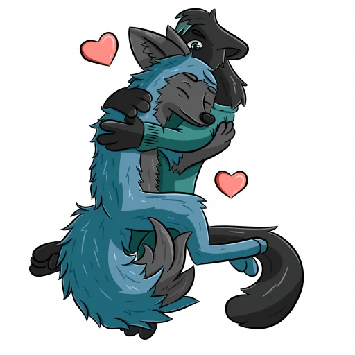 🫂 Стикер «Noggy Fox» для Telegram