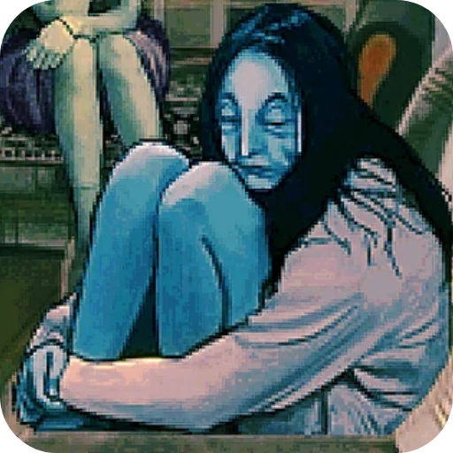 📖 Стикер «No im not a human» для Telegram