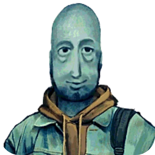 🧥 Стикер «No im not a human» для Telegram