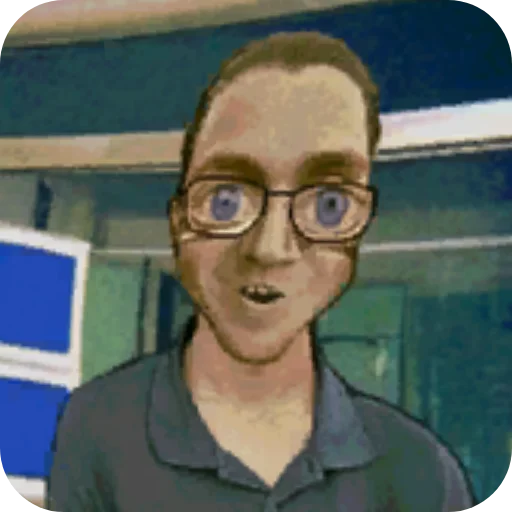 🏢 Стикер «No im not a human» для Telegram