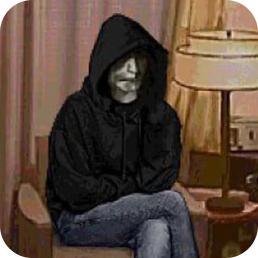 🪑 Стикер «No im not a human» для Telegram