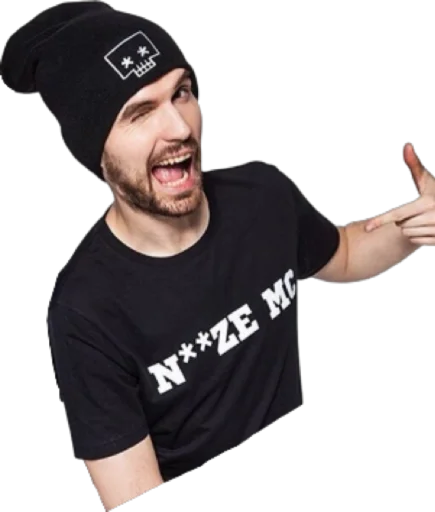 😉 Стикер «Настроение Noize MC» для Telegram