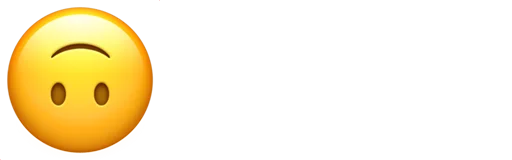 🙃 Стикер «Non-Animated» для Telegram