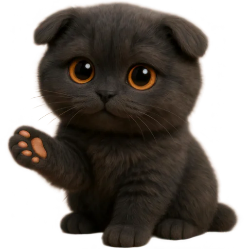 Стикерпак Котик Нонг Дум для Telegram