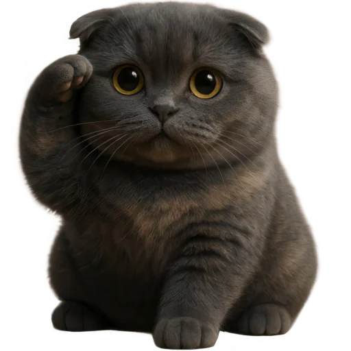 🫡 Стикер «Котик Нонг Дум» для Telegram