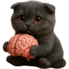 🧠 Эмодзи «Котик Нонг Дум» для Telegram