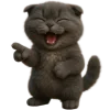 🤣 Эмодзи «Котик Нонг Дум» для Telegram