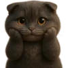 ☺️ Эмодзи «Котик Нонг Дум» для Telegram