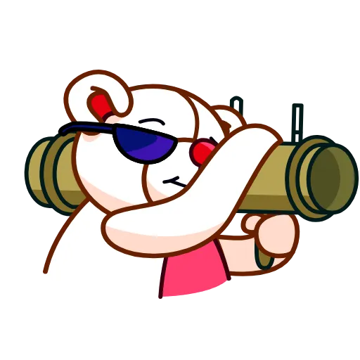 🍆 Эмодзи «Nonromantic Bear» для Telegram