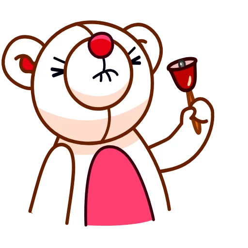 🥵 Эмодзи «Nonromantic Bear» для Telegram