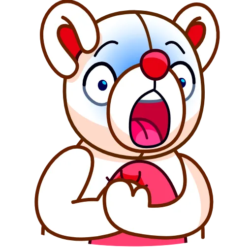 😱 Эмодзи «Nonromantic Bear» для Telegram