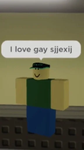 🤭 Стикер «roblox noob» для Telegram