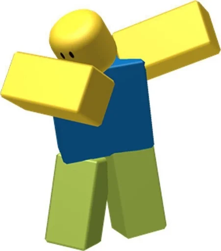 😎 Стикер «roblox noob» для Telegram