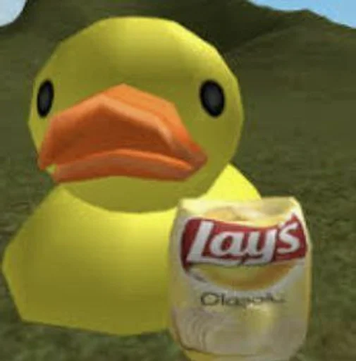 🦆 Стикер «roblox noob» для Telegram