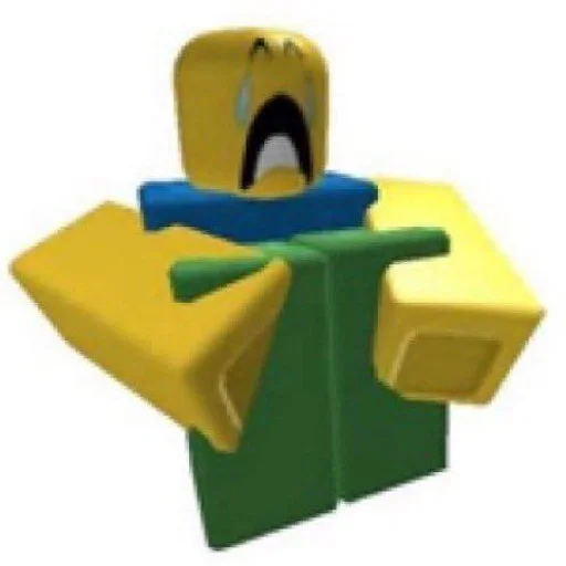 😭 Стикер «roblox noob» для Telegram