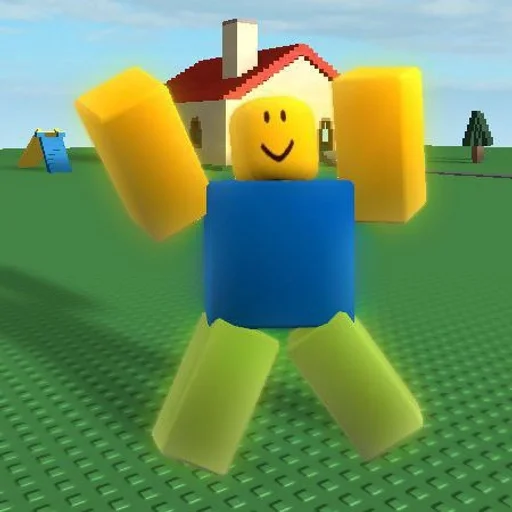 🙃 Стикер «roblox noob» для Telegram