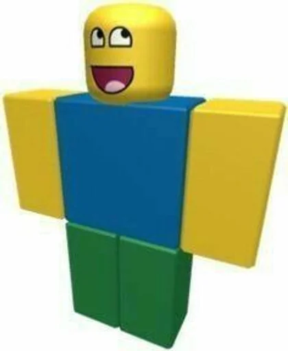 😆 Стикер «roblox noob» для Telegram