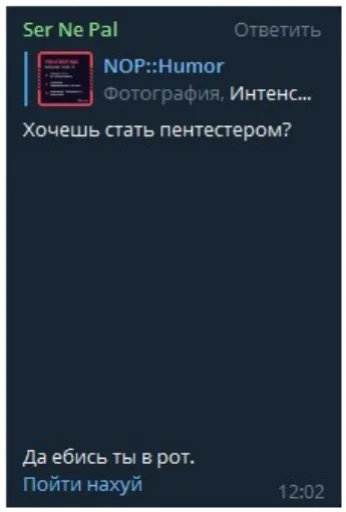 🖕 Стикер «NOPPACK» для Telegram