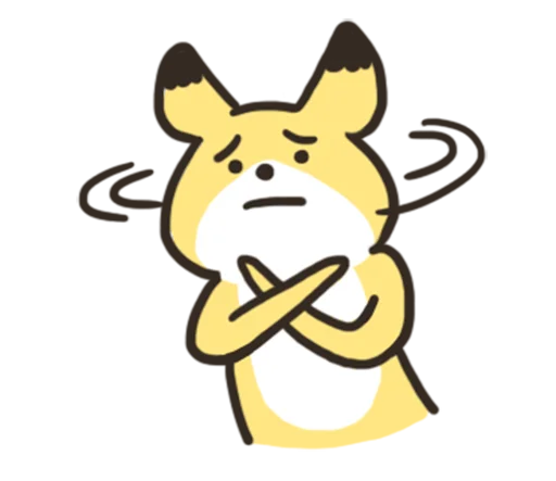 🦊 Стикер «노랑여우의 일상생활 2» для Telegram
