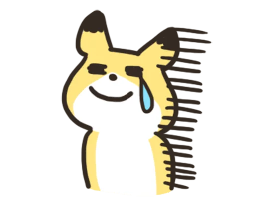 🦊 Стикер «노랑여우의 일상생활 2» для Telegram