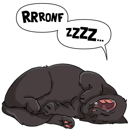 😴 Стикер «Nor Cat» для Telegram