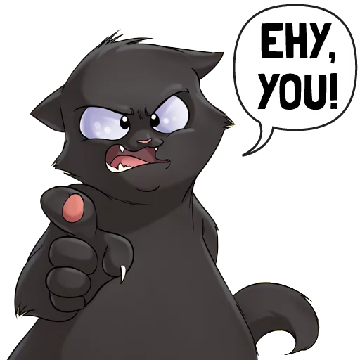 😡 Стикер «Nor Cat» для Telegram