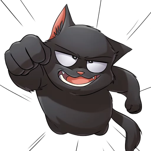 🏃 Стикер «Nor Cat» для Telegram