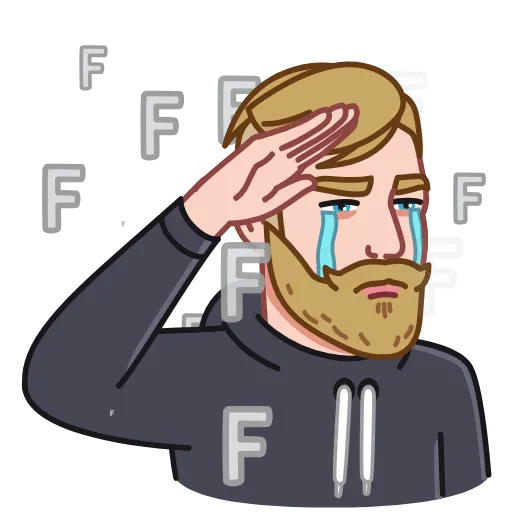 😭 Стикер «Nordic Gamer» для Telegram