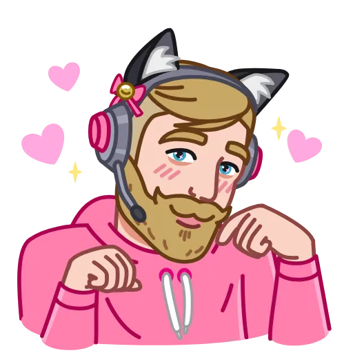 🥰 Стикер «Nordic Gamer» для Telegram