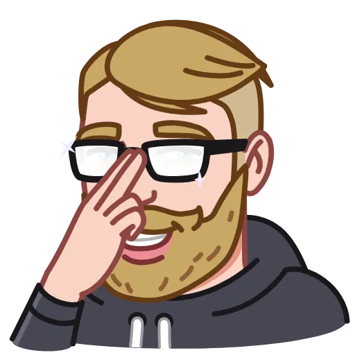 🤓 Стикер «Nordic Gamer» для Telegram
