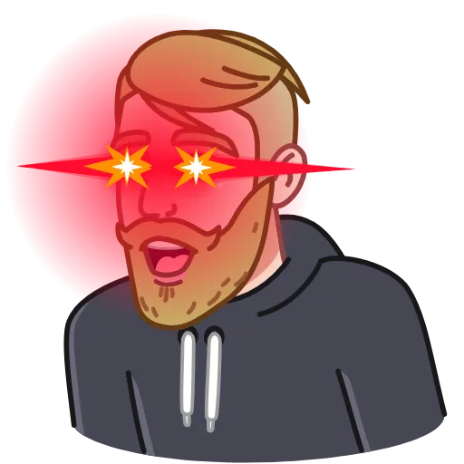 😲 Стикер «Nordic Gamer» для Telegram