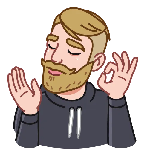 👌 Стикер «Nordic Gamer» для Telegram