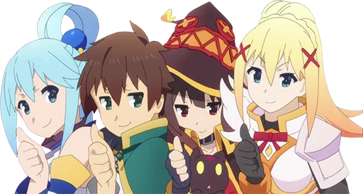 👍 Стикер «Nords Konosuba» для Telegram