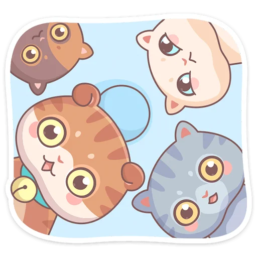 😺 Стикер «Кошечка Манеки Нори приносит удачу&;» для Telegram