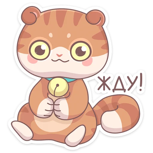 🥺 Стикер «Кошечка Манеки Нори приносит удачу&;» для Telegram