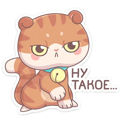 😒 Стикер «Кошечка Манеки Нори приносит удачу&;» для Telegram