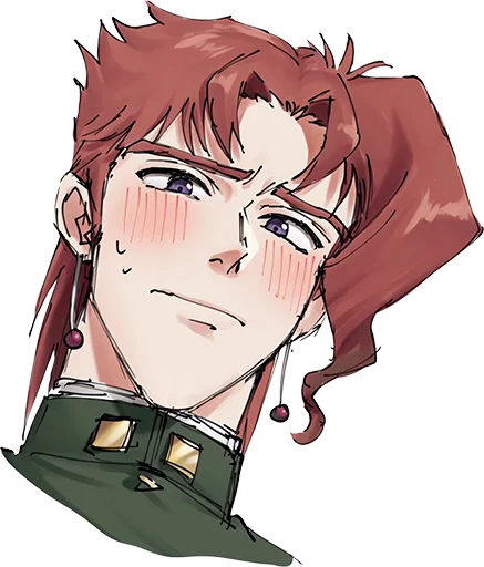 😥 Стикер «Noriaki Kakyouin (JJBA)» для Telegram