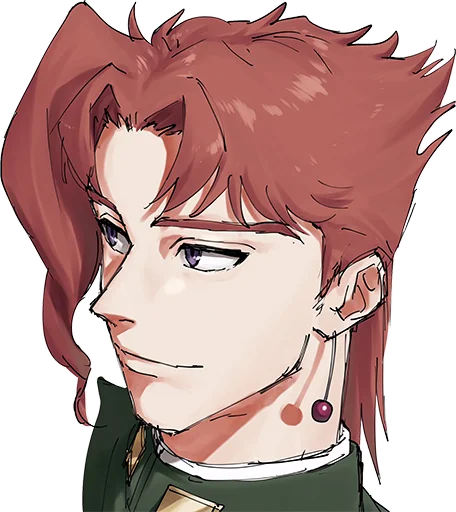 😏 Стикер «Noriaki Kakyouin (JJBA)» для Telegram