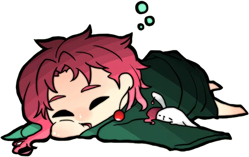 😴 Стикер «Noriaki Kakyouin (JJBA)» для Telegram