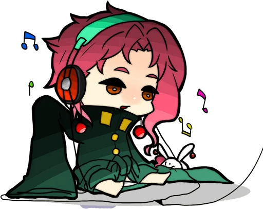 🎧 Стикер «Noriaki Kakyouin (JJBA)» для Telegram