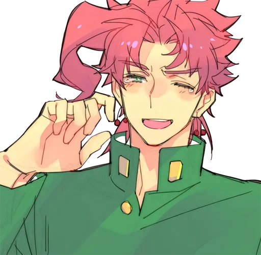 😂 Стикер «Noriaki Kakyouin (JJBA)» для Telegram