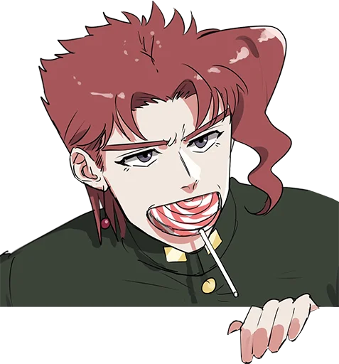 🍭 Стикер «Noriaki Kakyouin (JJBA)» для Telegram