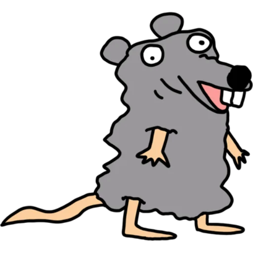 🐭 Стикер «White Dog» для Telegram