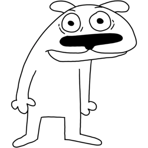 😳 Стикер «White Dog» для Telegram