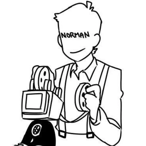 👍 Стикер «Norman Polk» для Telegram
