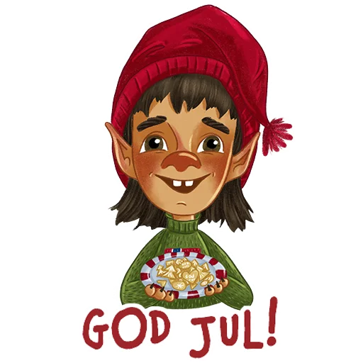 Стикерпак Norsk Troll для Telegram