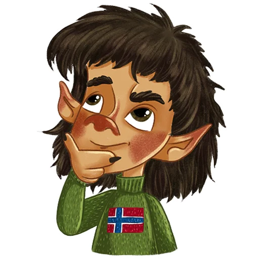 🤔 Стикер «Norsk Troll» для Telegram