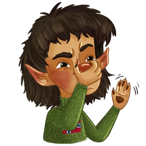 💩 Стикер «Norsk Troll» для Telegram