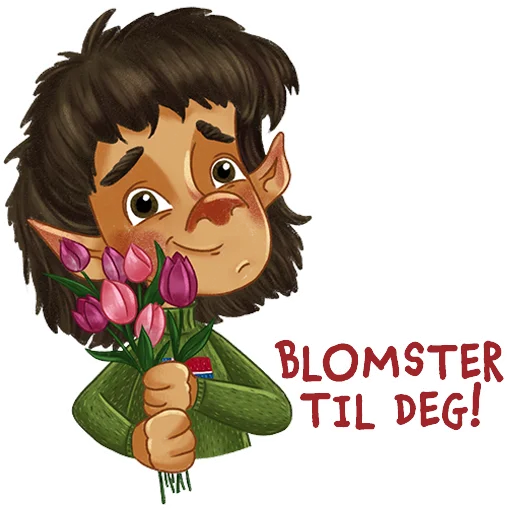 💐 Стикер «Norsk Troll» для Telegram