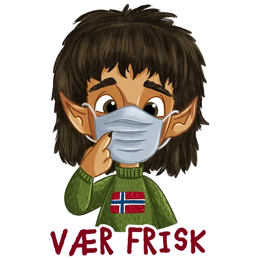 😷 Стикер «Norsk Troll» для Telegram